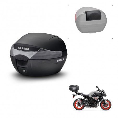 SHAD Baul SH33 + soporte montaje respaldo KIT-439738