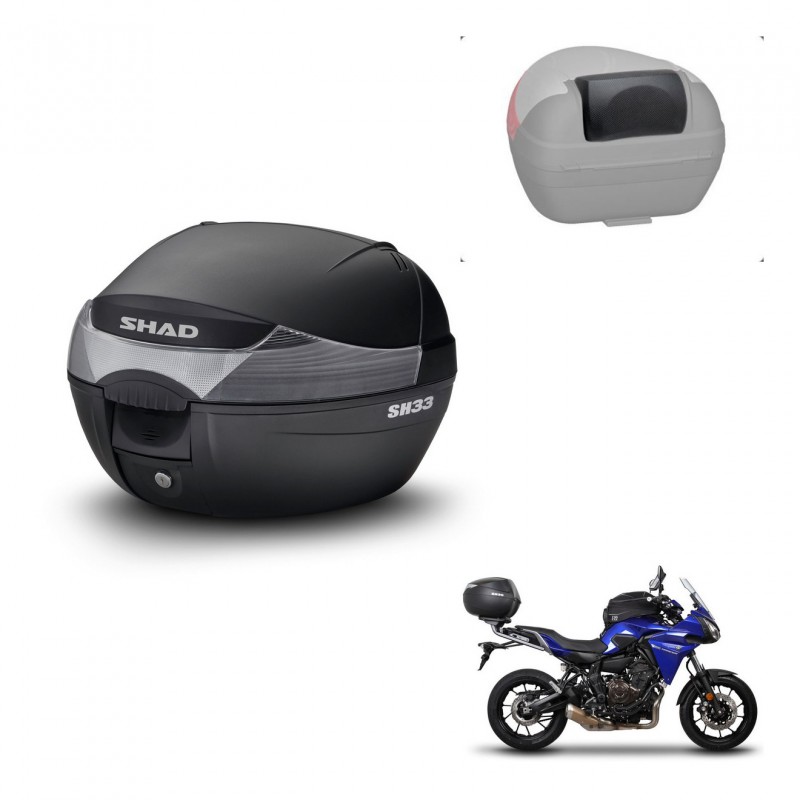 SHAD Baul SH33 + soporte montaje respaldo KIT-439741