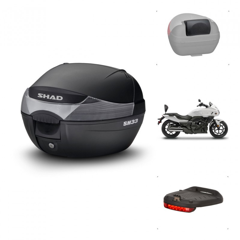 SHAD Baul SH33 + soporte montaje accesorios KIT-439747