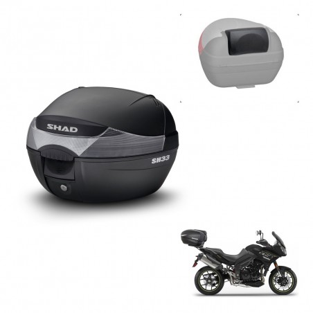 SHAD Baul SH33 + soporte montaje respaldo KIT-439752