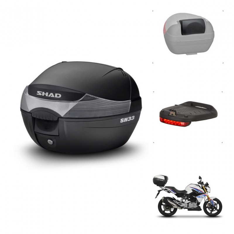 SHAD Baul SH33 + soporte montaje accesorios KIT-439761