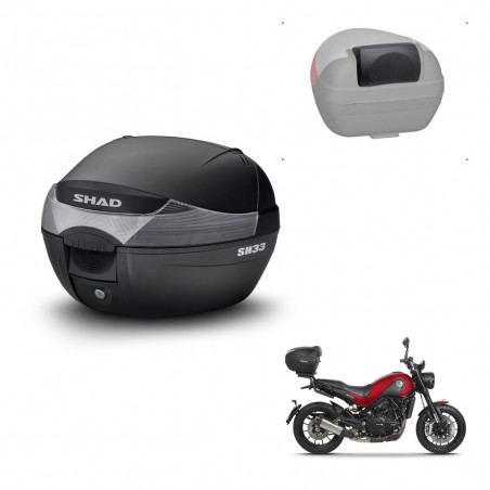 SHAD Baul SH33 + soporte montaje respaldo KIT-439768