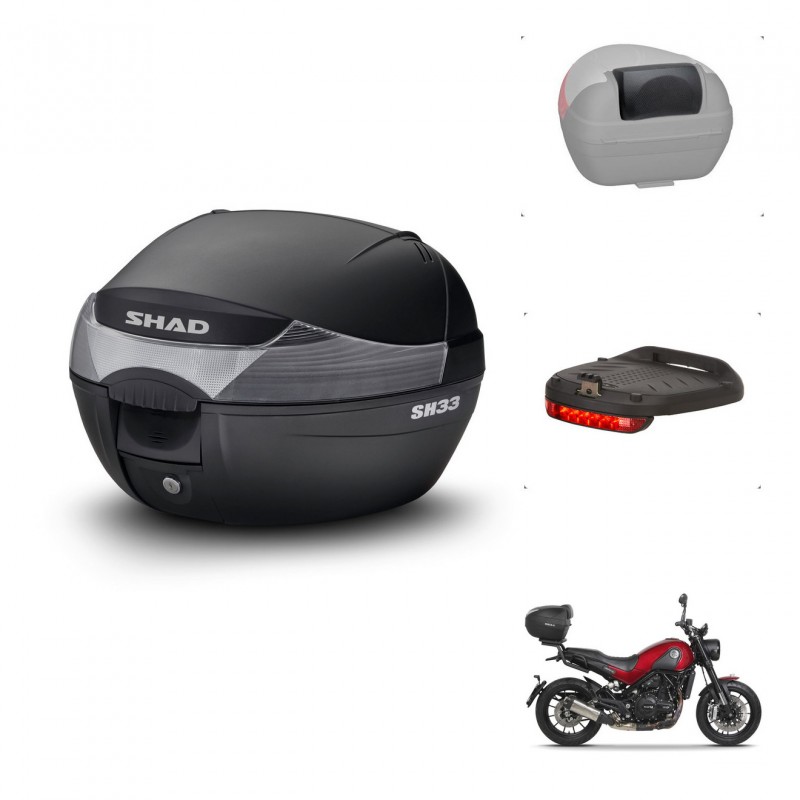 SHAD Baul SH33 + soporte montaje accesorios KIT-439769