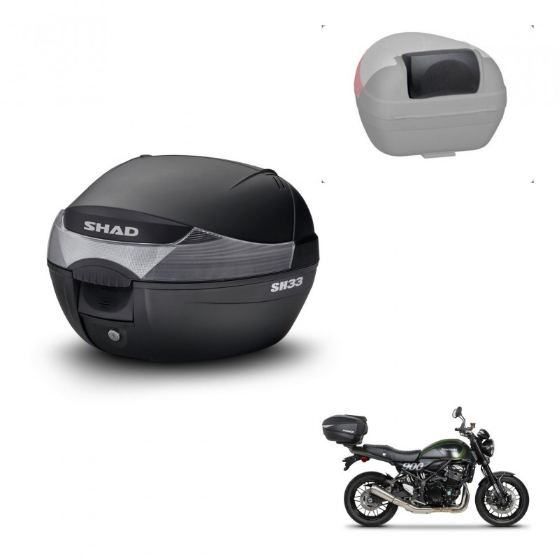 SHAD Baul SH33 + soporte montaje respaldo KIT-439784