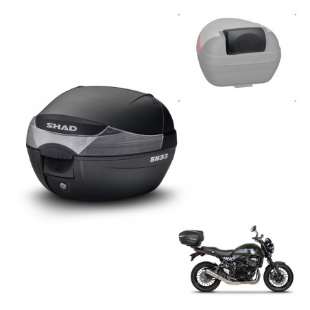 SHAD Trunk SH33 + mounting bracket backrest KIT-439784