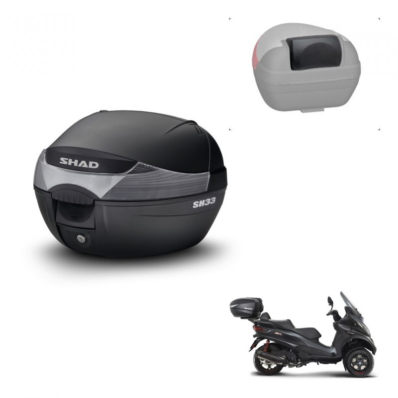 SHAD Baul SH33 + soporte montaje respaldo KIT-439792