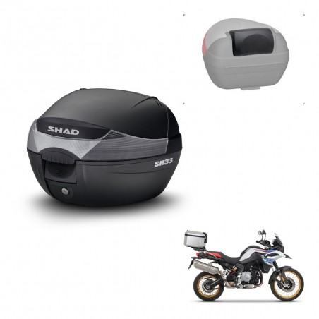 SHAD Trunk SH33 + mounting bracket backrest KIT-439796