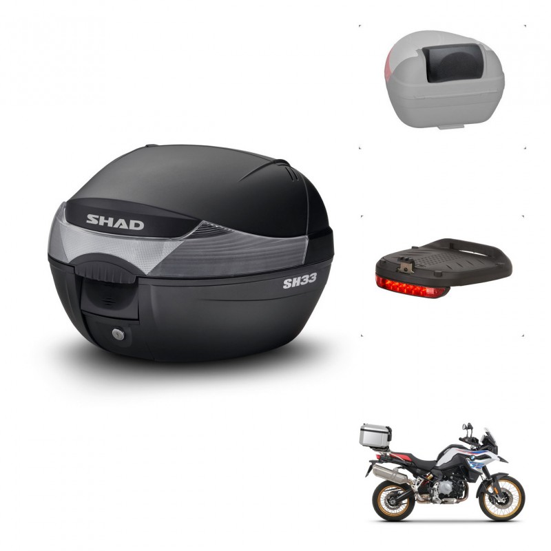 SHAD Baul SH33 + soporte montaje accesorios KIT-439797