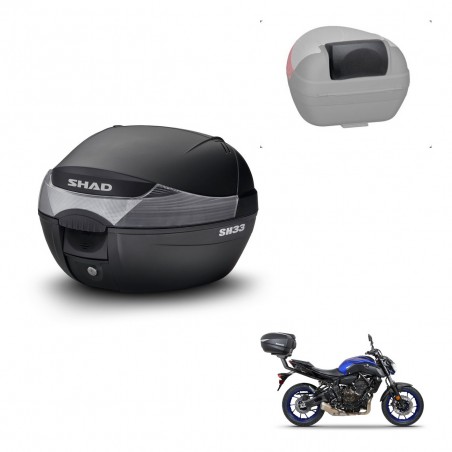SHAD Baul SH33 + soporte montaje respaldo KIT-439800
