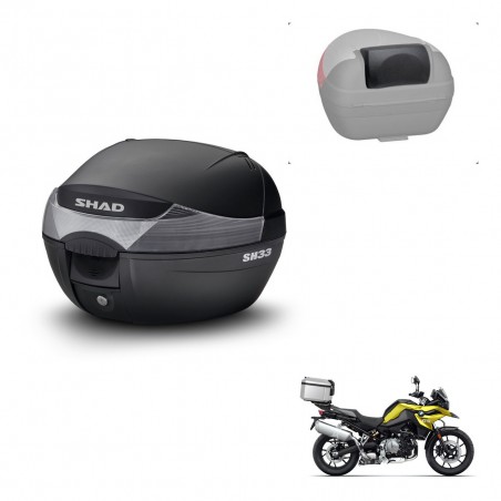 SHAD Baul SH33 + soporte montaje respaldo KIT-439812