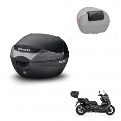 SHAD Baul SH33 + soporte montaje respaldo KIT-439840