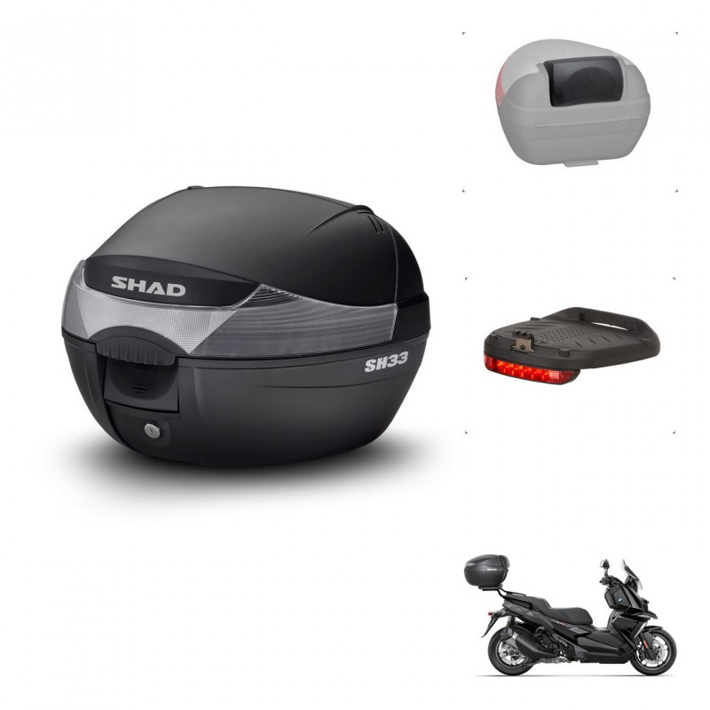 SHAD Baul SH33 + soporte montaje accesorios KIT-439849