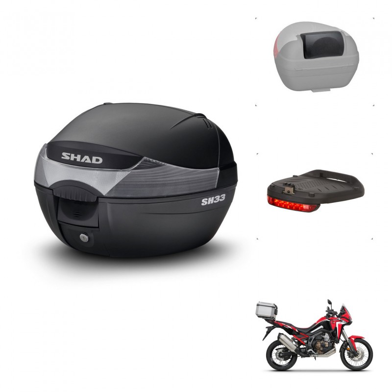 SHAD Baul SH33 + soporte montaje accesorios KIT-439853