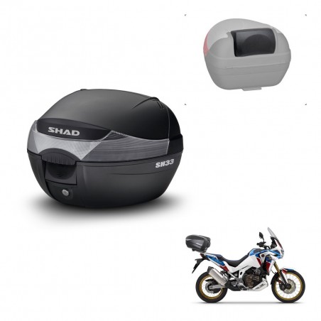 SHAD Trunk SH33 + mounting bracket backrest KIT-439856