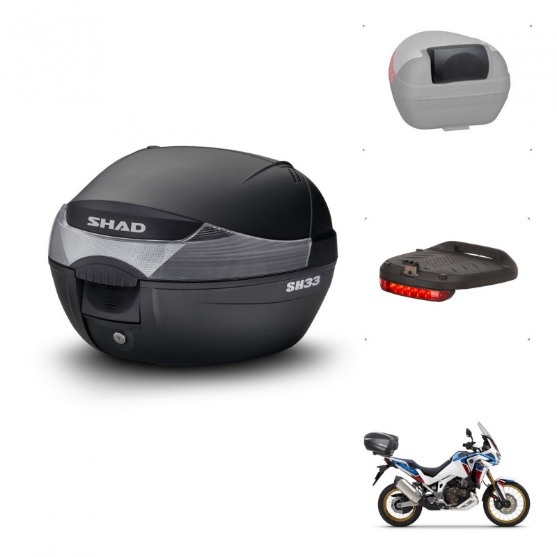 SHAD Baul SH33 + soporte montaje accesorios KIT-439857