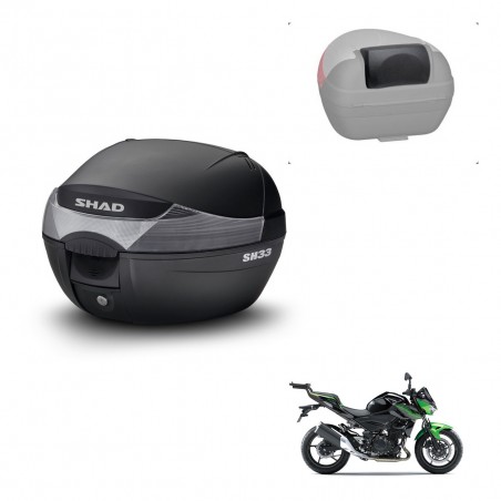 SHAD Baul SH33 + soporte montaje respaldo KIT-439860