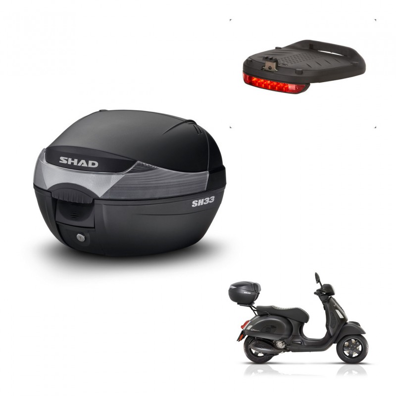 SHAD Baul SH33 + soporte montaje luz de freno KIT-439863