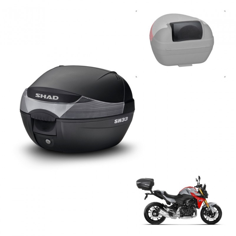 SHAD Baul SH33 + soporte montaje respaldo KIT-439872