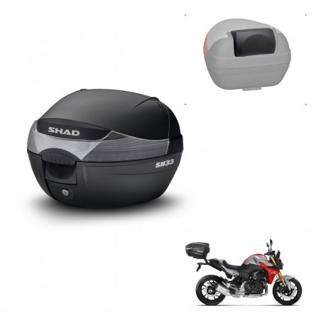 SHAD Trunk SH33 + mounting bracket backrest KIT-439872