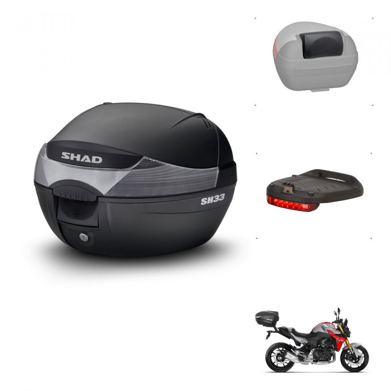 SHAD Baul SH33 + soporte montaje accesorios KIT-439873