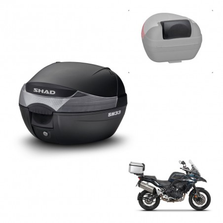 SHAD Baul SH33 + soporte montaje respaldo KIT-439876