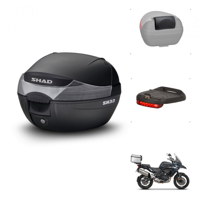 SHAD Baul SH33 + soporte montaje accesorios KIT-439877