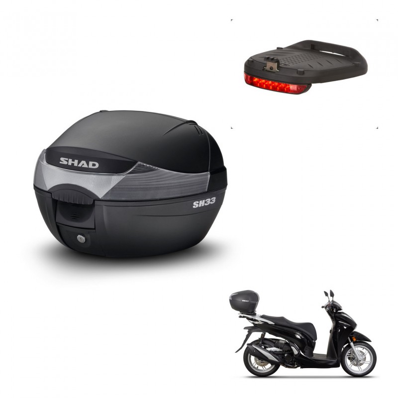 SHAD Baul SH33 + soporte montaje luz de freno KIT-439887