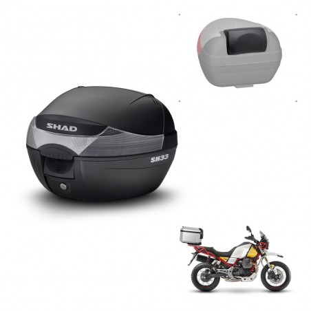 SHAD Trunk SH33 + mounting bracket backrest KIT-439900