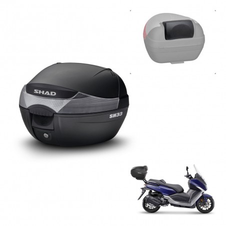 SHAD Baul SH33 + soporte montaje respaldo KIT-439912
