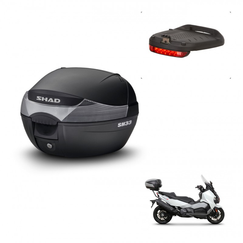 SHAD SH33 trunk + mounting bracket brake light KIT-439915