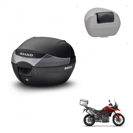 SHAD Trunk SH33 + mounting bracket backrest KIT-439920