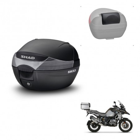 SHAD Baul SH33 + soporte montaje respaldo KIT-439924