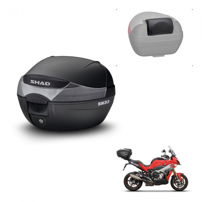 SHAD Baul SH33 + soporte montaje respaldo KIT-439932
