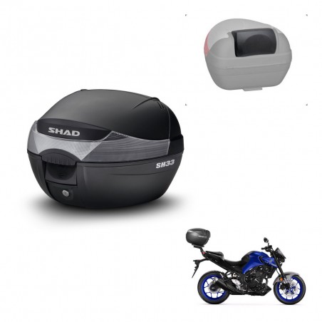 SHAD Baul SH33 + soporte montaje respaldo KIT-439936
