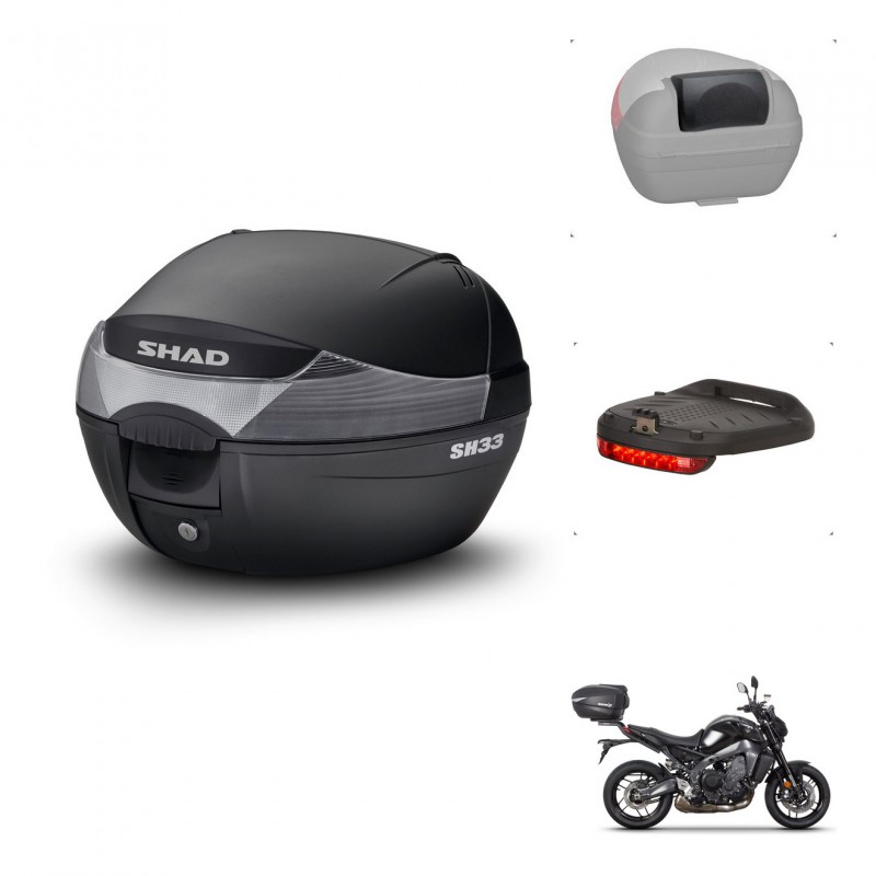 SHAD Baul SH33 + soporte montaje accesorios KIT-439941