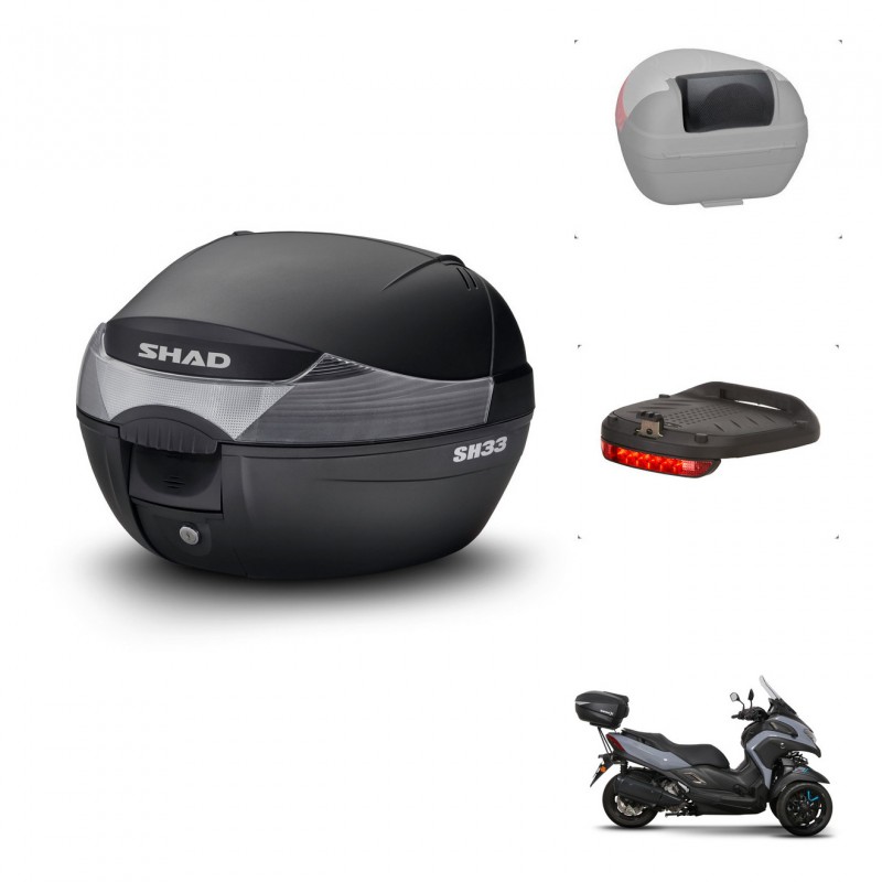 SHAD Baul SH33 + soporte montaje accesorios KIT-439945