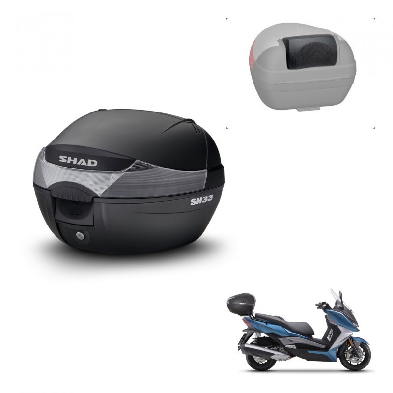 SHAD Baul SH33 + soporte montaje respaldo KIT-439948