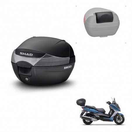 SHAD Baul SH33 + soporte montaje respaldo KIT-439948