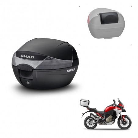 SHAD Trunk SH33 + mounting bracket backrest KIT-439952