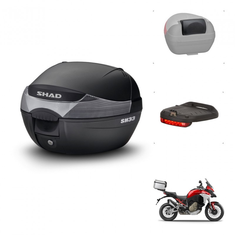 SHAD Baul SH33 + soporte montaje accesorios KIT-439953