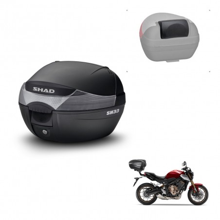 SHAD Baul SH33 + soporte montaje respaldo KIT-439956