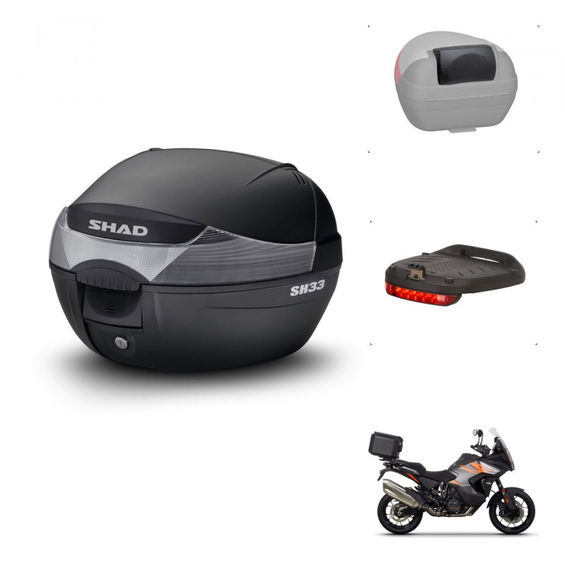SHAD Baul SH33 + soporte montaje accesorios KIT-439961
