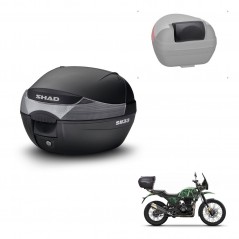 SHAD Baul SH33 + soporte montaje respaldo KIT-440000