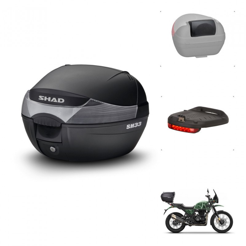 SHAD Baul SH33 + soporte montaje accesorios KIT-440001