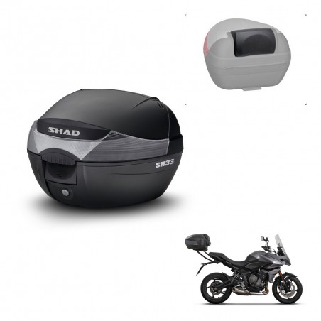 SHAD Baul SH33 + soporte montaje respaldo KIT-440008