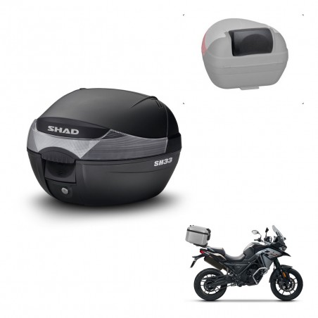 SHAD Trunk SH33 + mounting bracket backrest KIT-440012