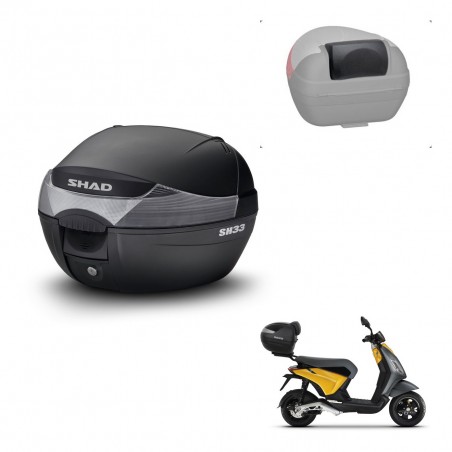 SHAD Baul SH33 + soporte montaje respaldo KIT-440016
