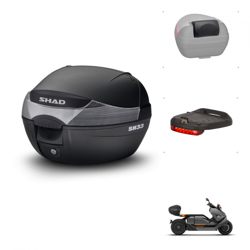 SHAD Baul SH33 + soporte montaje accesorios KIT-440021