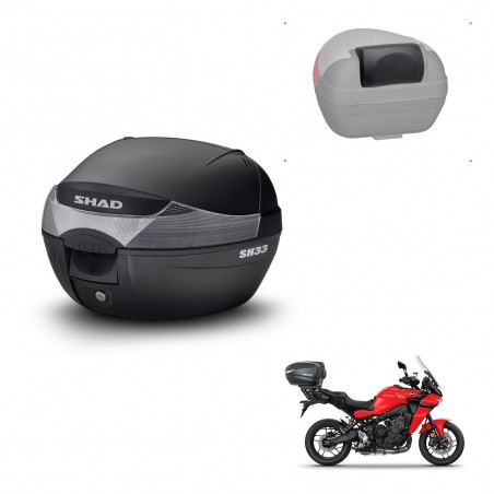 SHAD Baul SH33 + soporte montaje respaldo KIT-440024