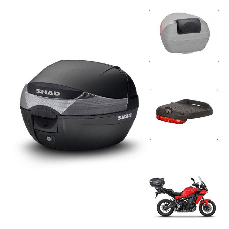SHAD Baul SH33 + soporte montaje accesorios KIT-440025